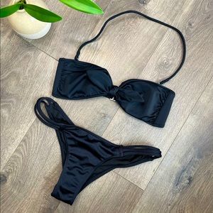 Victoria’s Secret bandeau thong style scrunch bikini